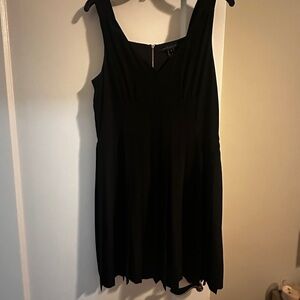 Marc By Marc Jacobs Silk Black Dress with Zipper Detail